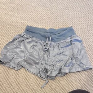 Women's Athletic Shorts in Shimmering Gray